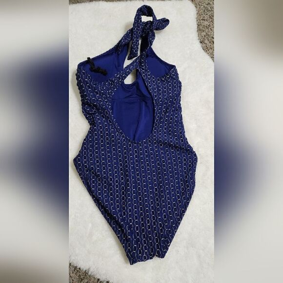 TRINA TURK ADELINA ASYMMETRICAL MAILLOT ONE PIECE BATHING SUIT size 6 - Picture 9 of 10